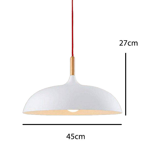 Suspension en bois et aluminium Coffee